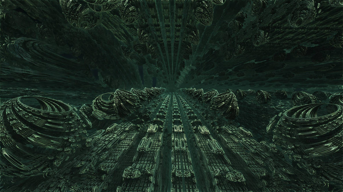 Fractal Omega Racer 1403 - Mandelbulb 3D fractal by schizo604