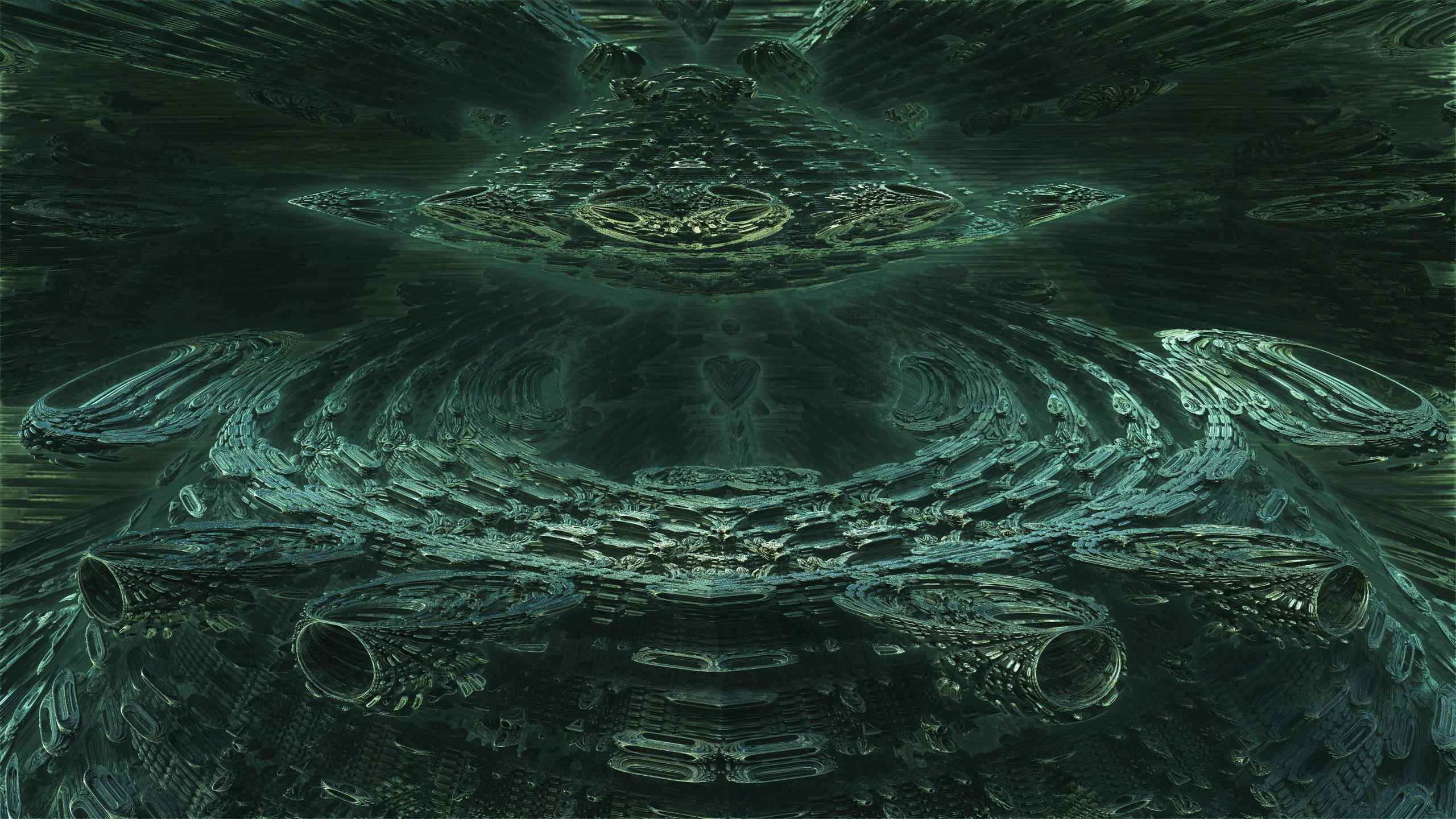 Fractal Omega Racer 3218 - Mandelbulb 3D fractal by schizo604