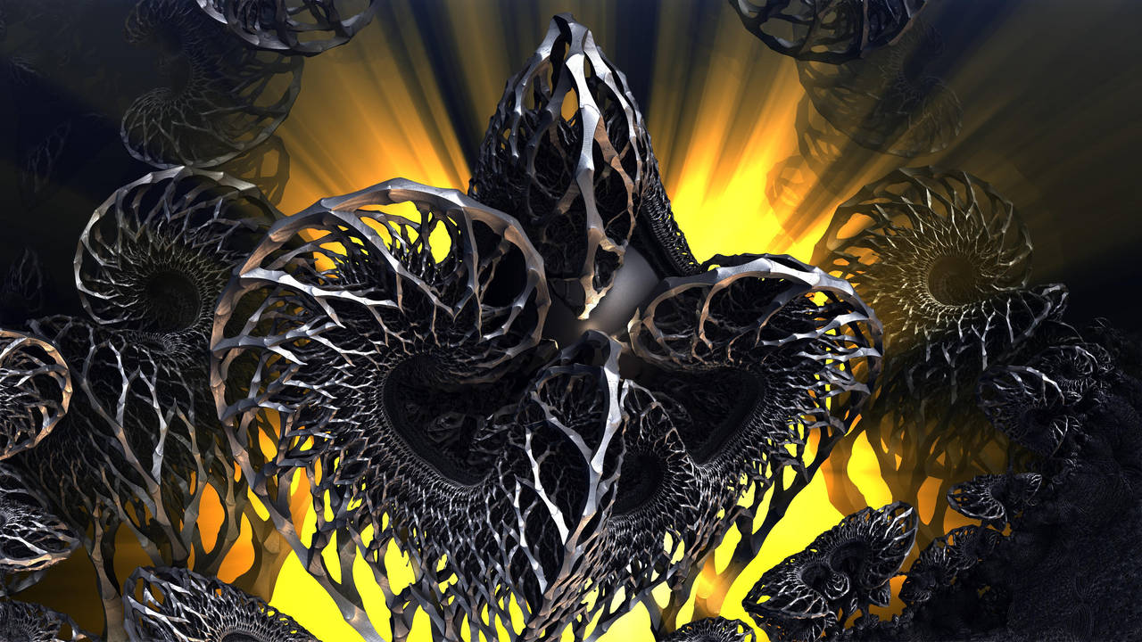 Nested 677 - Mandelbulb 3D fractal by schizo604
