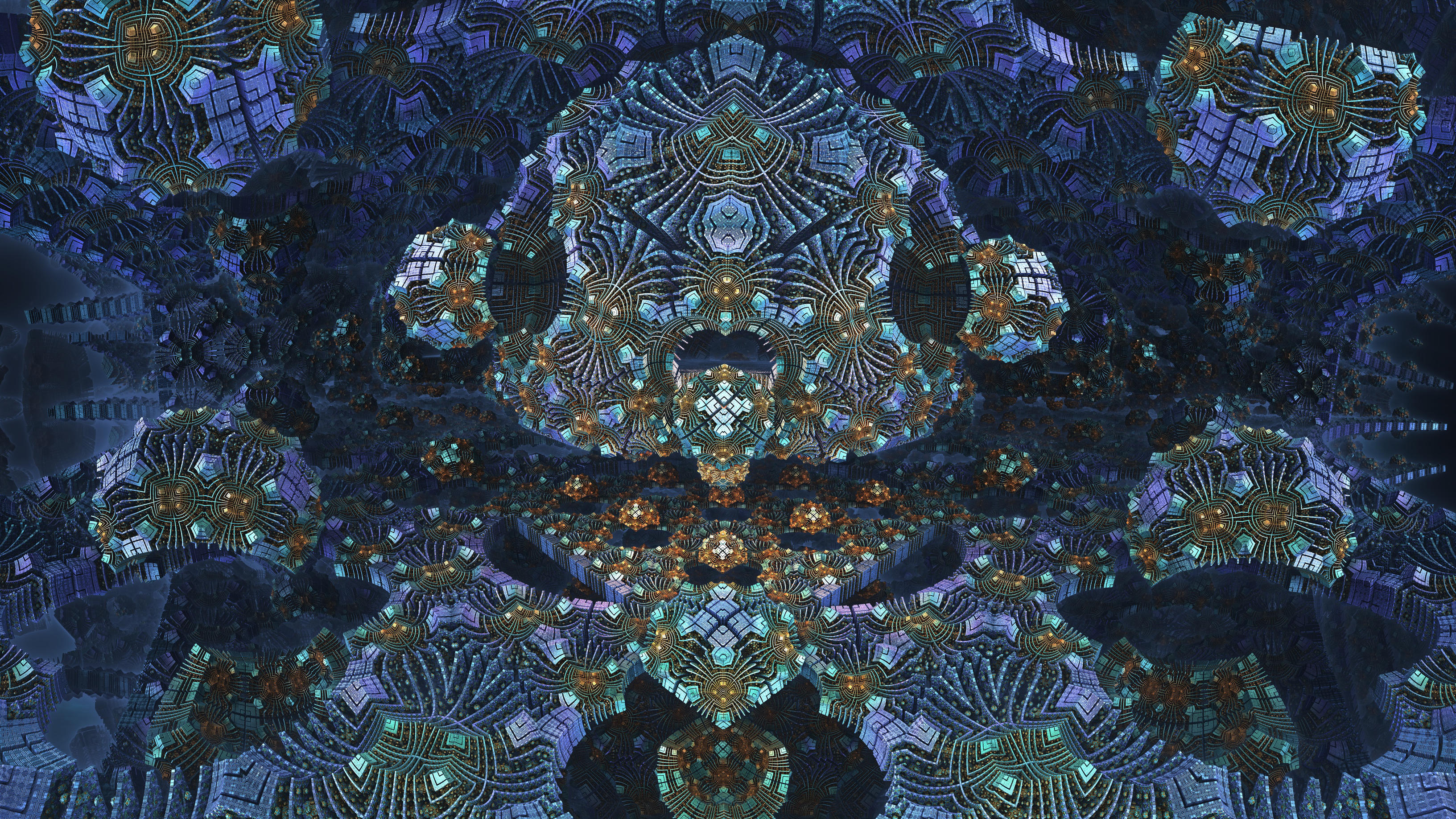 Fractal Matrix 246 - Mandelbulb 3D fractal by schizo604