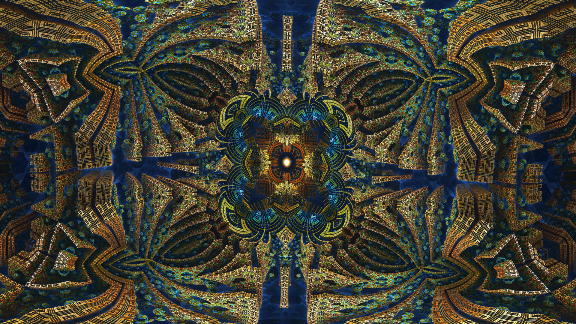 360 Mandelbulb 3D Fractal Panorama Slideshow VR4K by schizo604