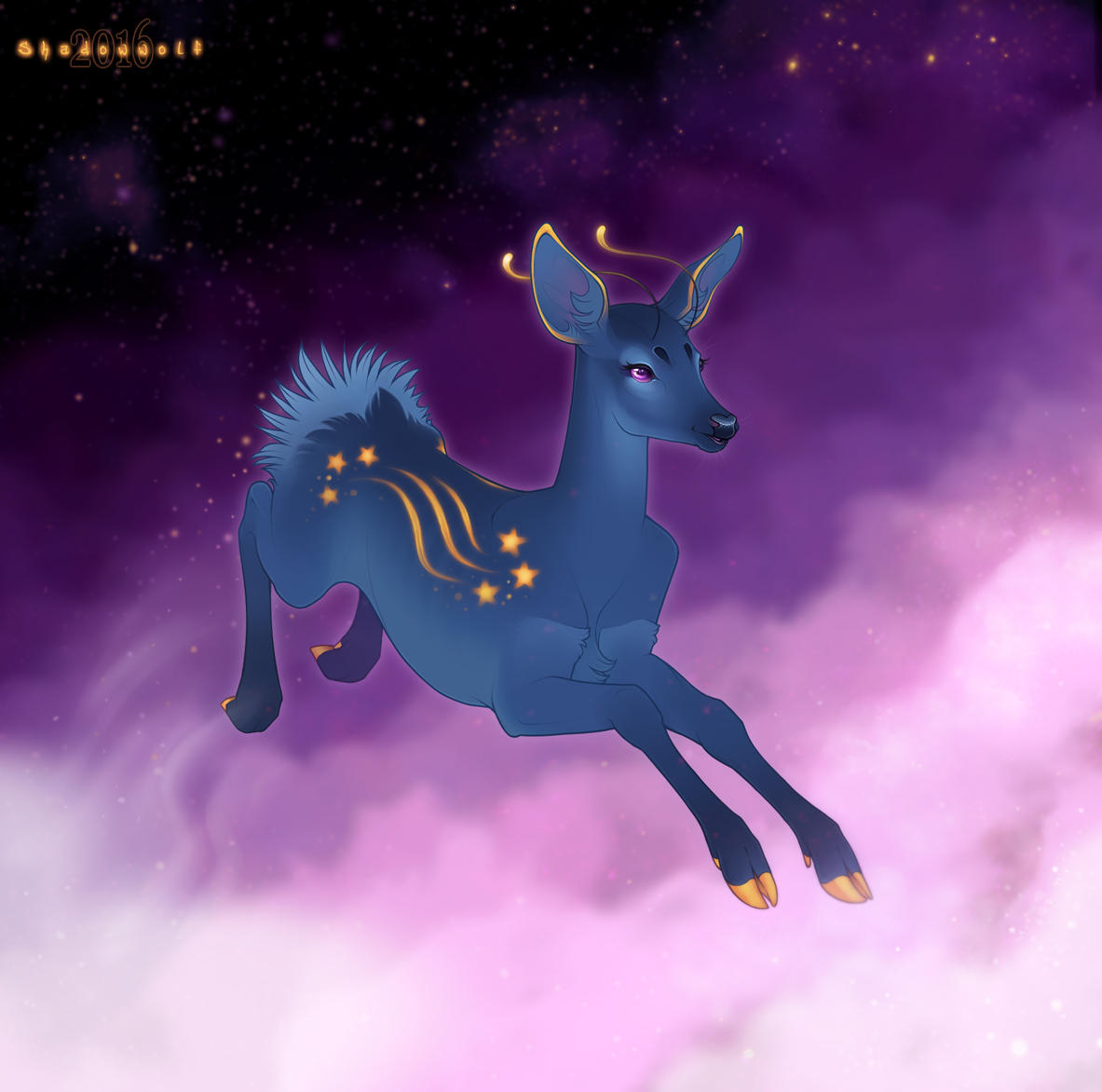 Little Deer of The Stars by Shadowwolf