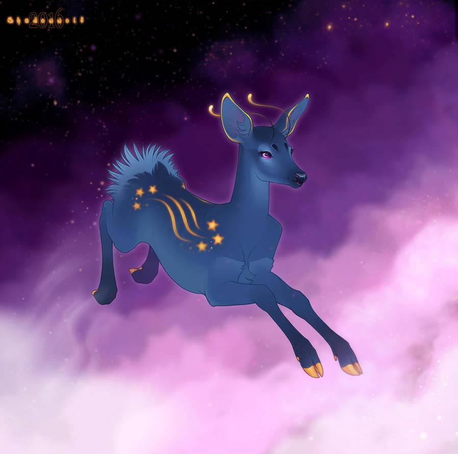 Little Deer of The Stars by Shadowwolf
