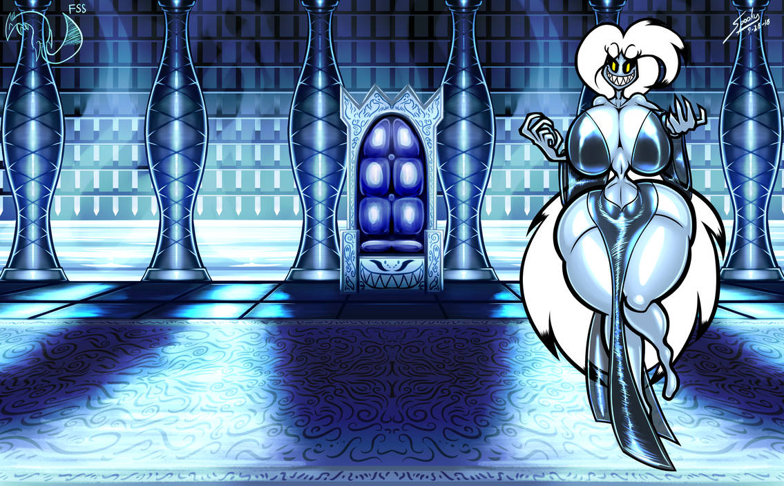 Wallpaper - Spooky's Throneroom by grayscalerain