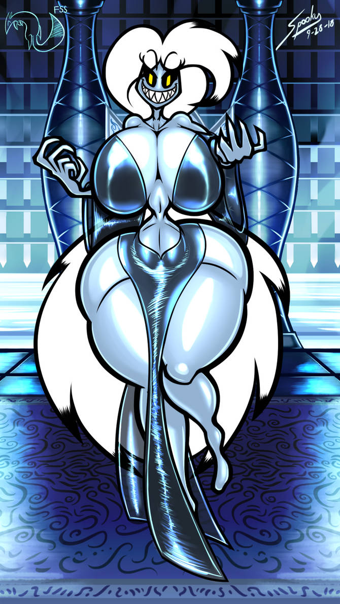 Portrait Wallpaper - Queen Spooky by grayscalerain