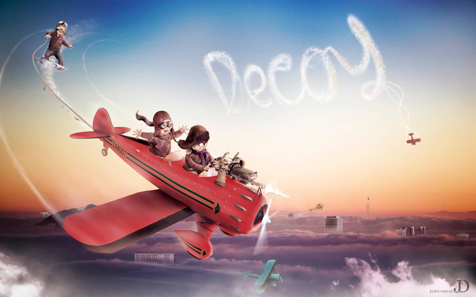 Little Red Baron by JoshDykgraaf