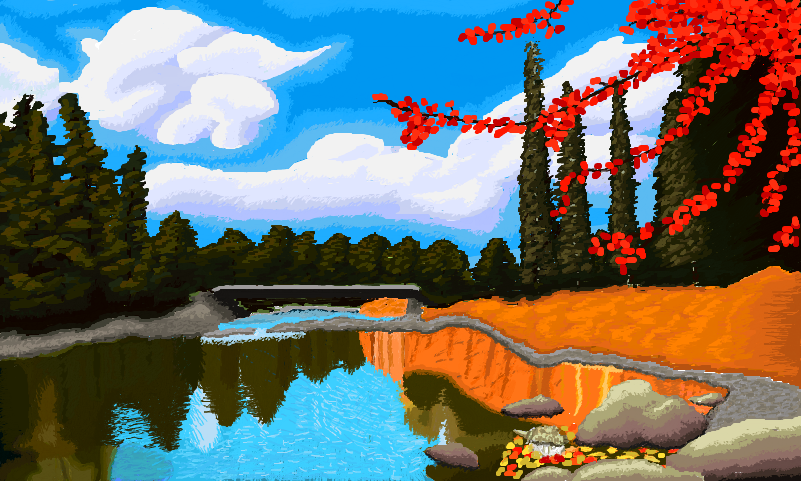 Autumn Scene by hkkkkals