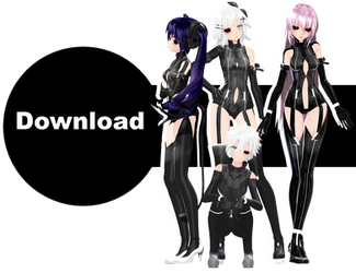 TDA Ghoul Len, Rin, Neru and Luka Download by Ohbey