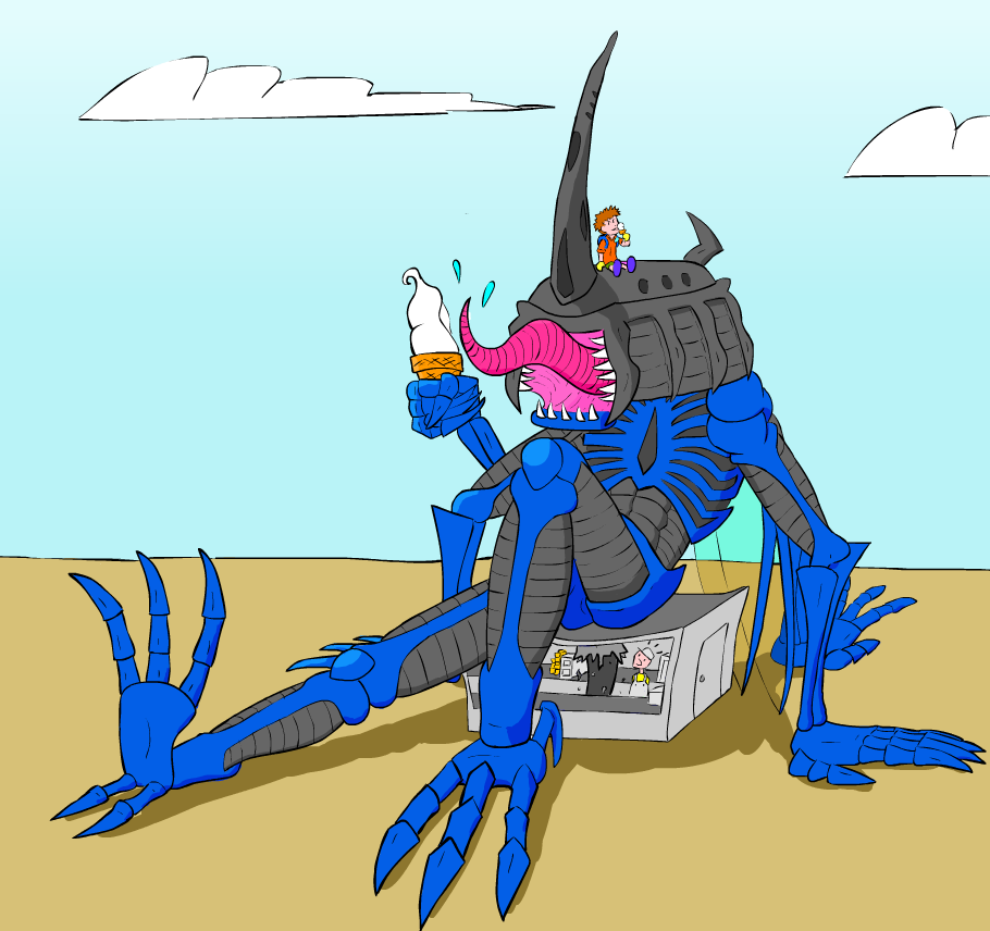 Izzy and Kabuterimon by Shmuggly