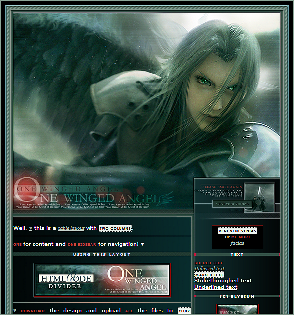 One Winged Angel by Runarea