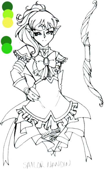 Tindome Senshi: Sailor Nandin by xxkorinxx