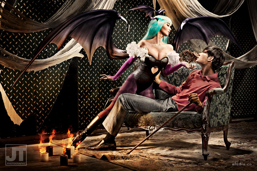 Darkstalker Morrigan Aensland by BlackMageAlodia