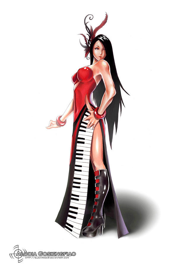 The Pianist by BlackMageAlodia