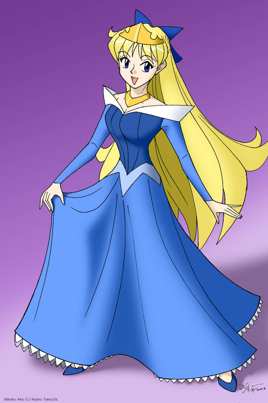 Sleeping Beauty Minako by ArthurT2015 on DeviantArt