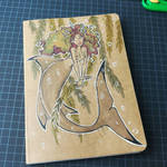 Notebook cover : mermaid by coda-leia