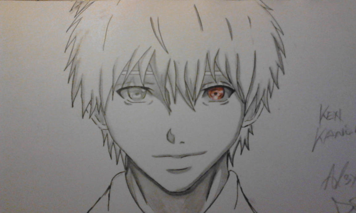 Kaneki Ken Like Anime 95 My Draw Challenge By Al3x796 On Deviantart
