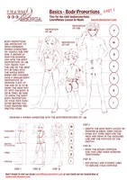 Learn Manga: body proportions by Naschi
