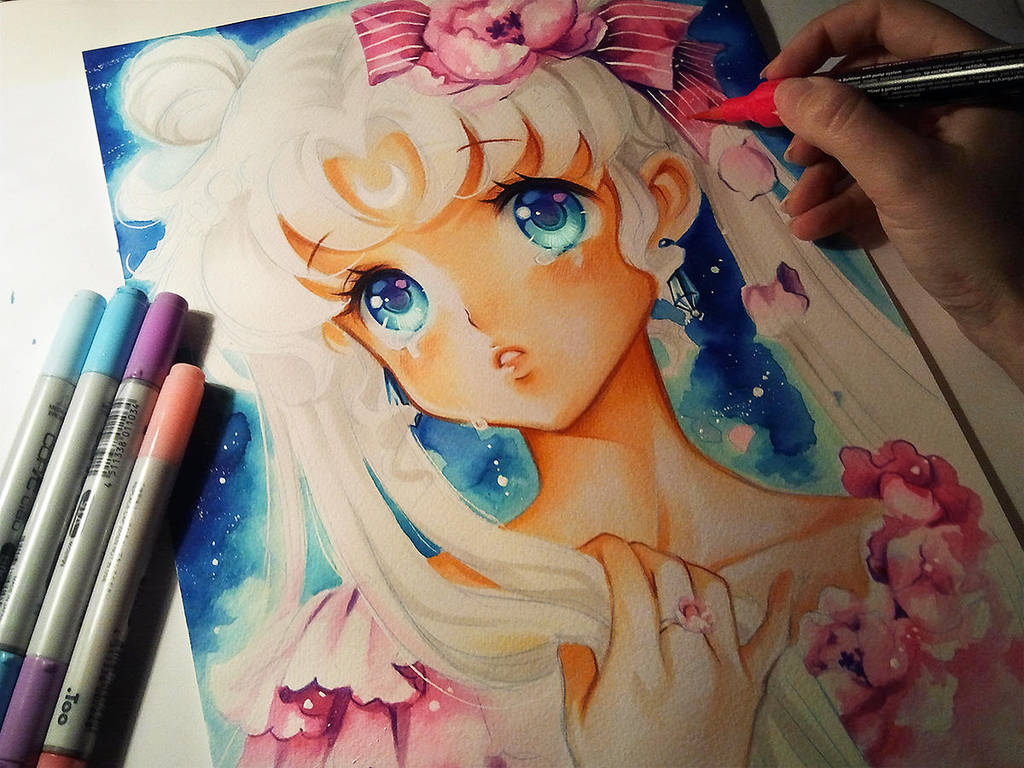 Sailor Moon: Princess Serenity by Naschi