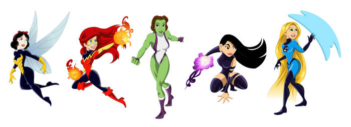 Disney/Marvel Mashup 2 by racookie3