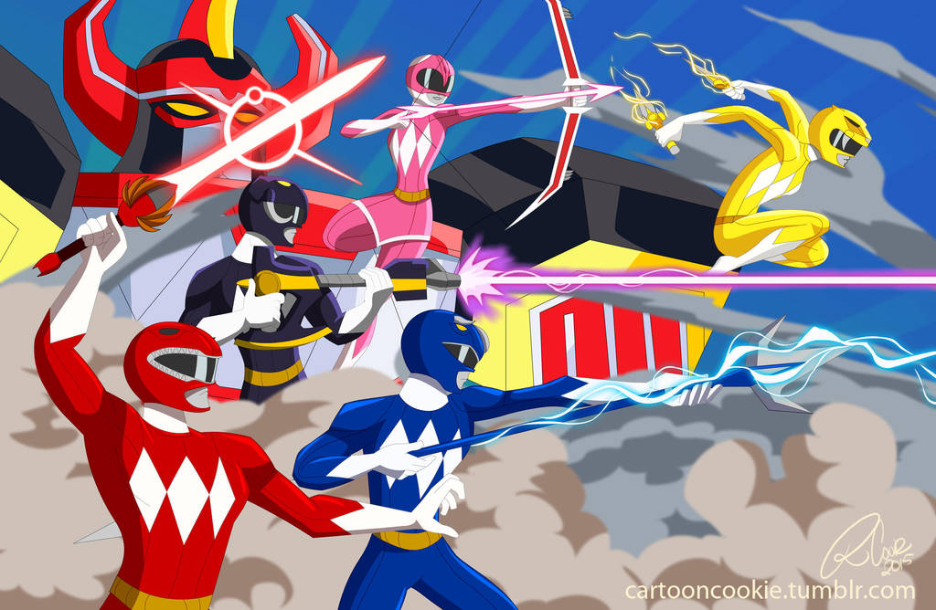 Mighty Morphin Power Rangers by racookie3
