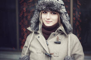 Moscow New Year with a girl by Cvet04ek