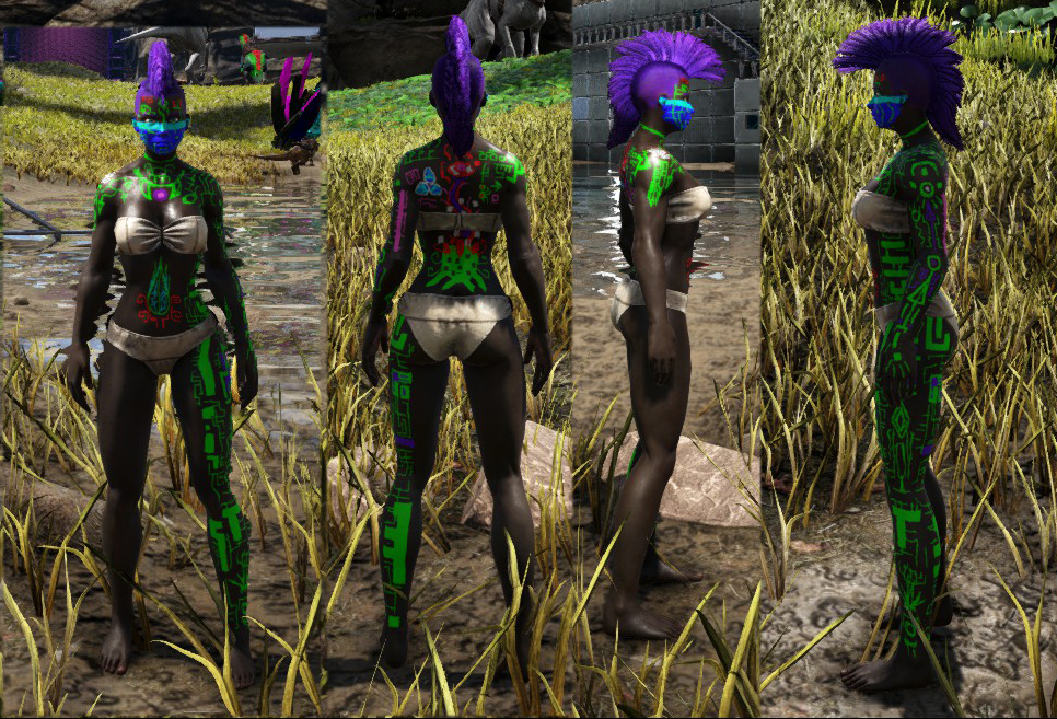 Screenshot Ark Female Body Paints Creative Chat Ark Official Community Forums