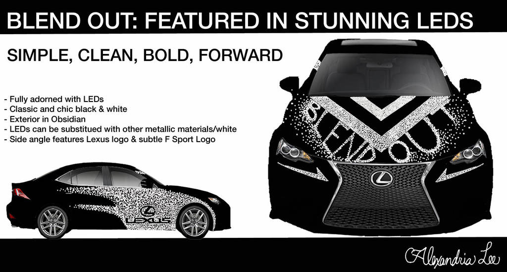 Lexus: BLEND OUT by AlexandriaJLee