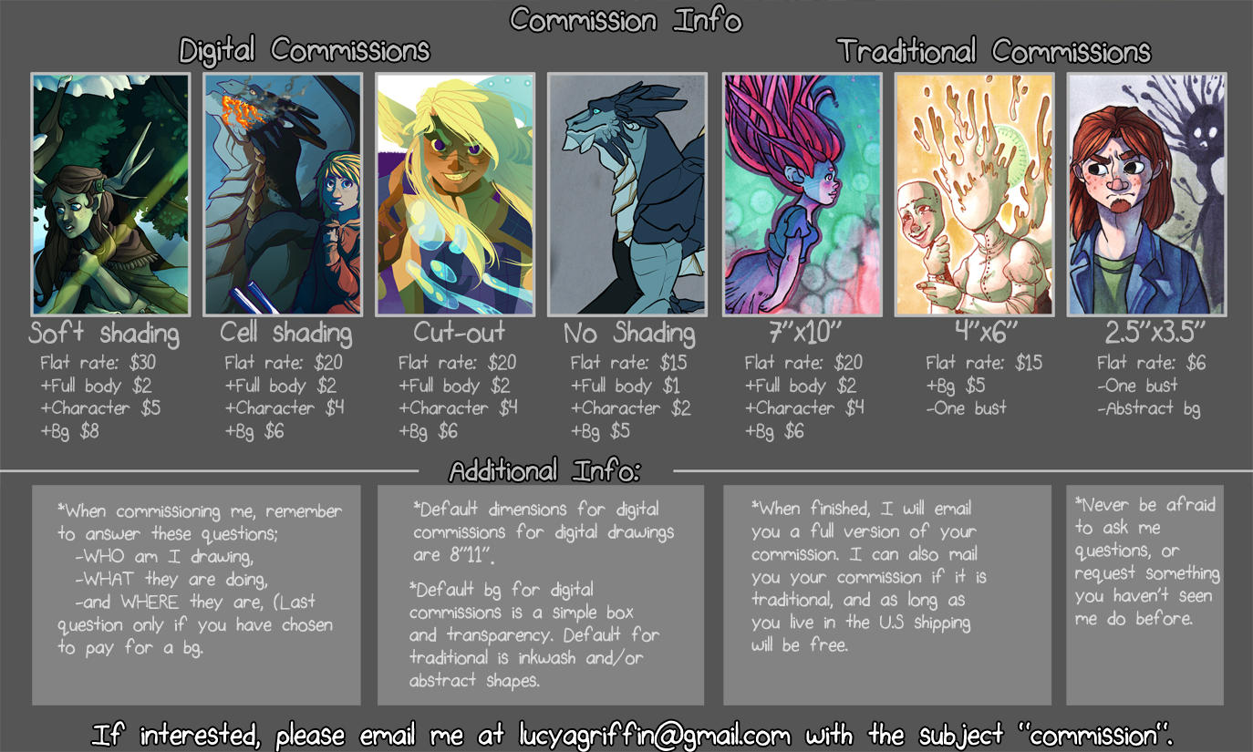 Commission Info by DruidTeeth