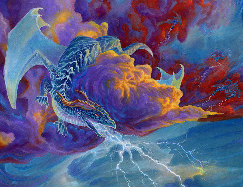 Lightning Fall by dhstein