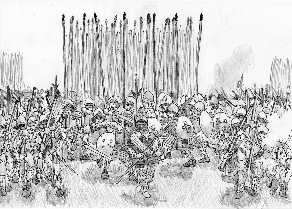 Relentless Advance, White Mountain, November 1620 by FritzVicari
