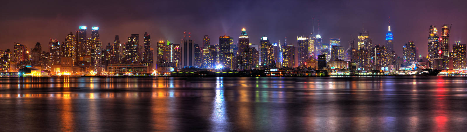 NYC Skyline from Jersey by sp1te
