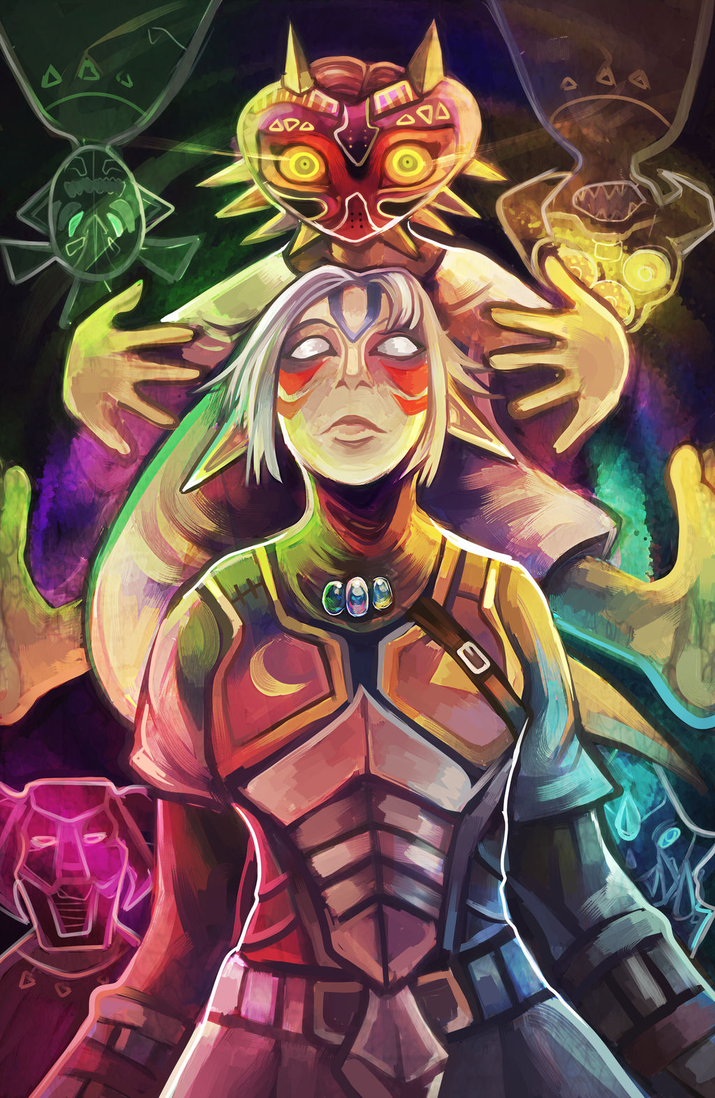 Fierce Deity's Mask by Lunaros