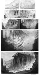 Schoolstuff.3 Lovecraftian Landscapes by Remarin
