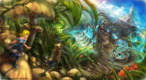 Alice in Wonderland by MeganeRid