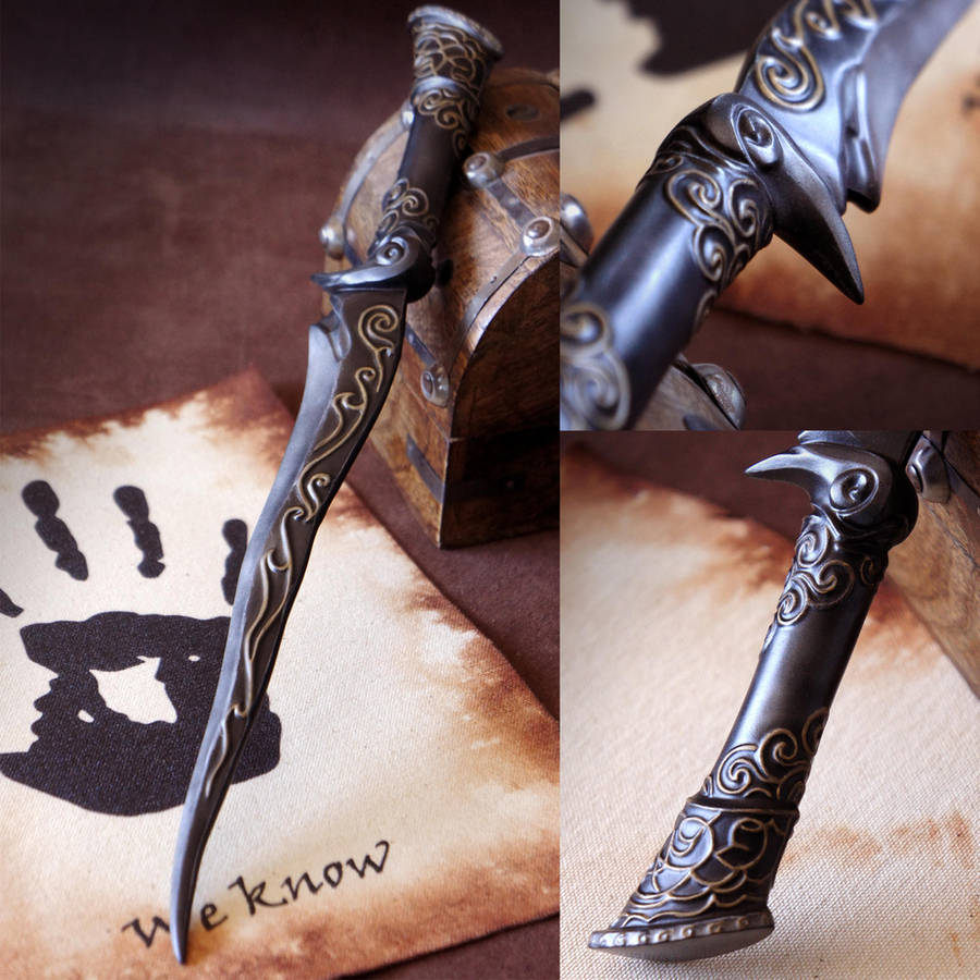 Ebony Dagger from Skyrim by Ellana333