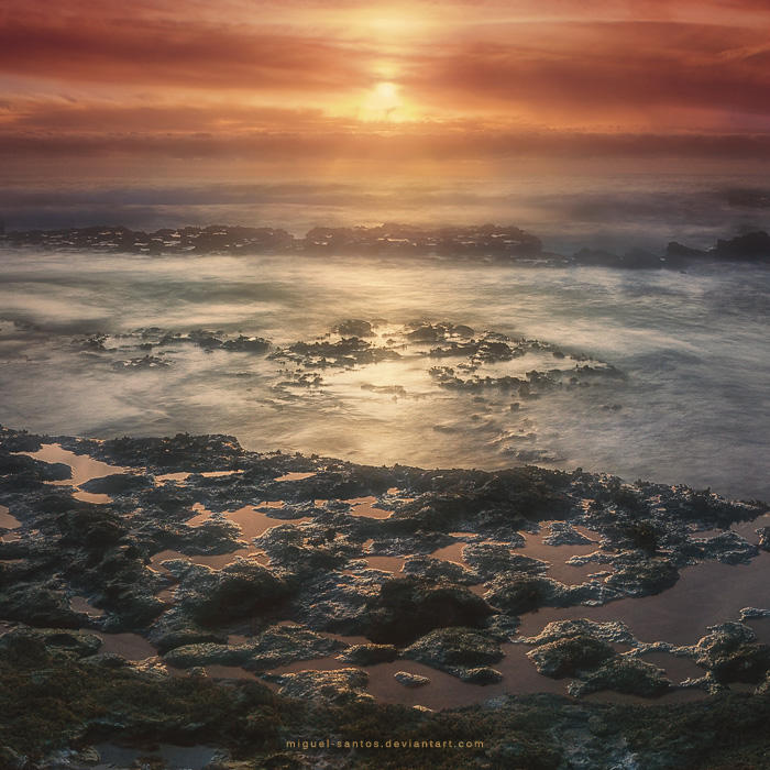 Tidal Sunset by Miguel-Santos