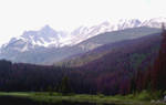 Boulder Lake Mountains by VioletsLament