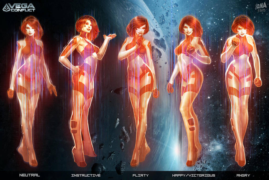 Vega Hologram--Poses by DNA-1
