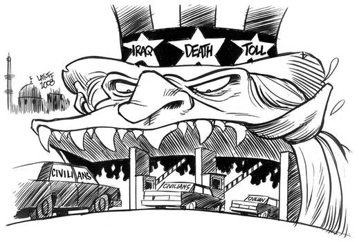 Iraq Death Toll by Latuff2