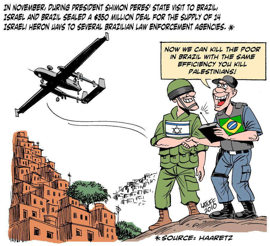 Israel exports oppression by Latuff2