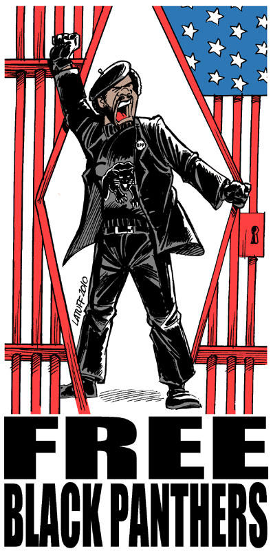 Free Black Panthers by Latuff2