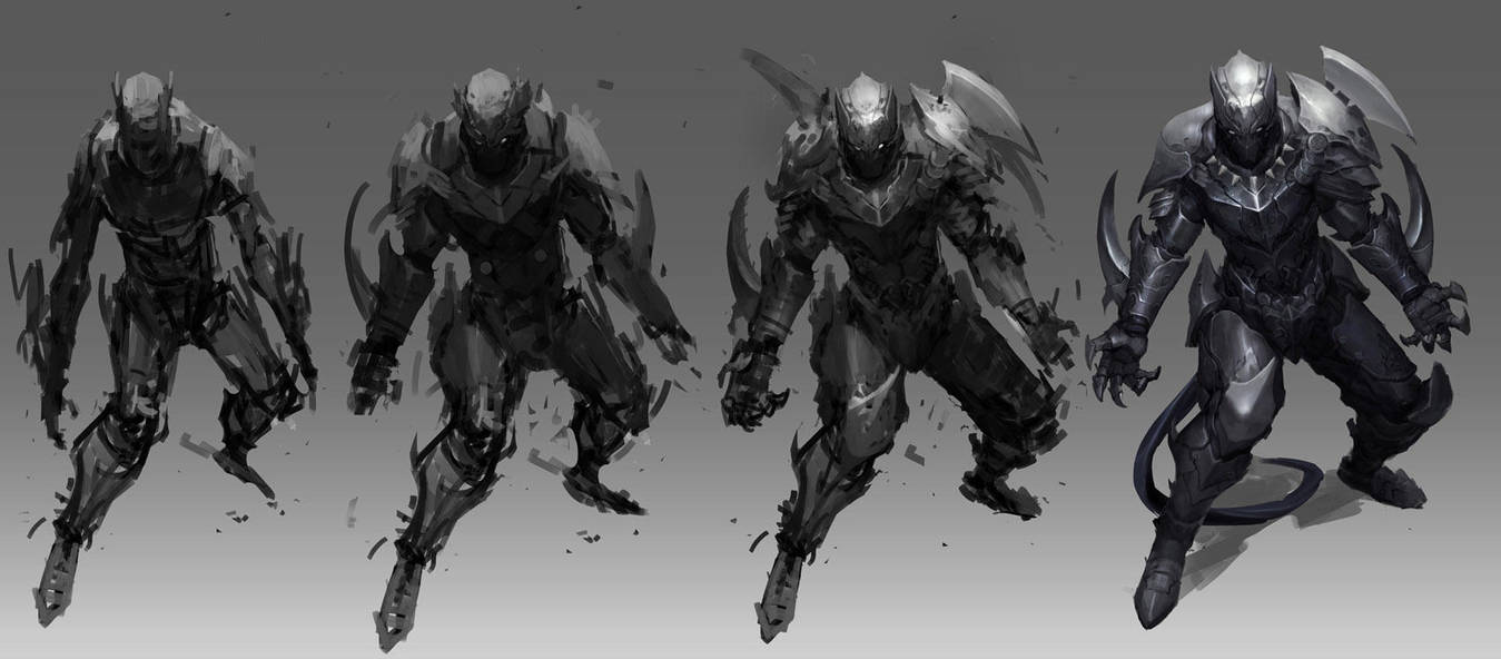 Black Panther process by Reza-ilyasa
