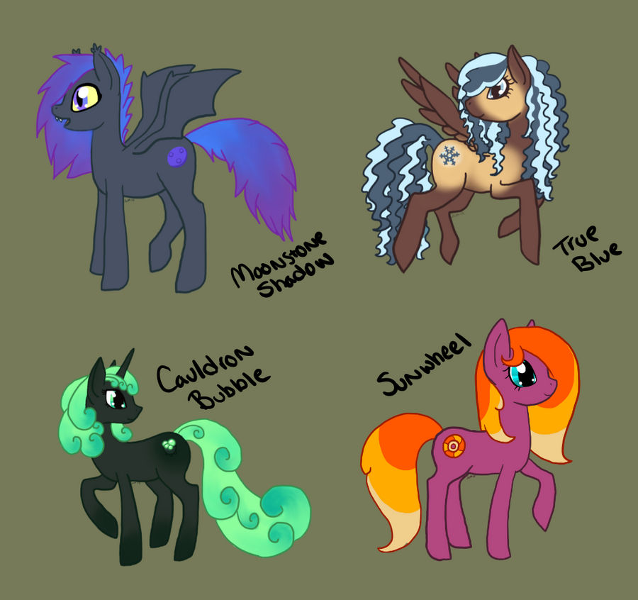 Pony adoptables by jennovazombie