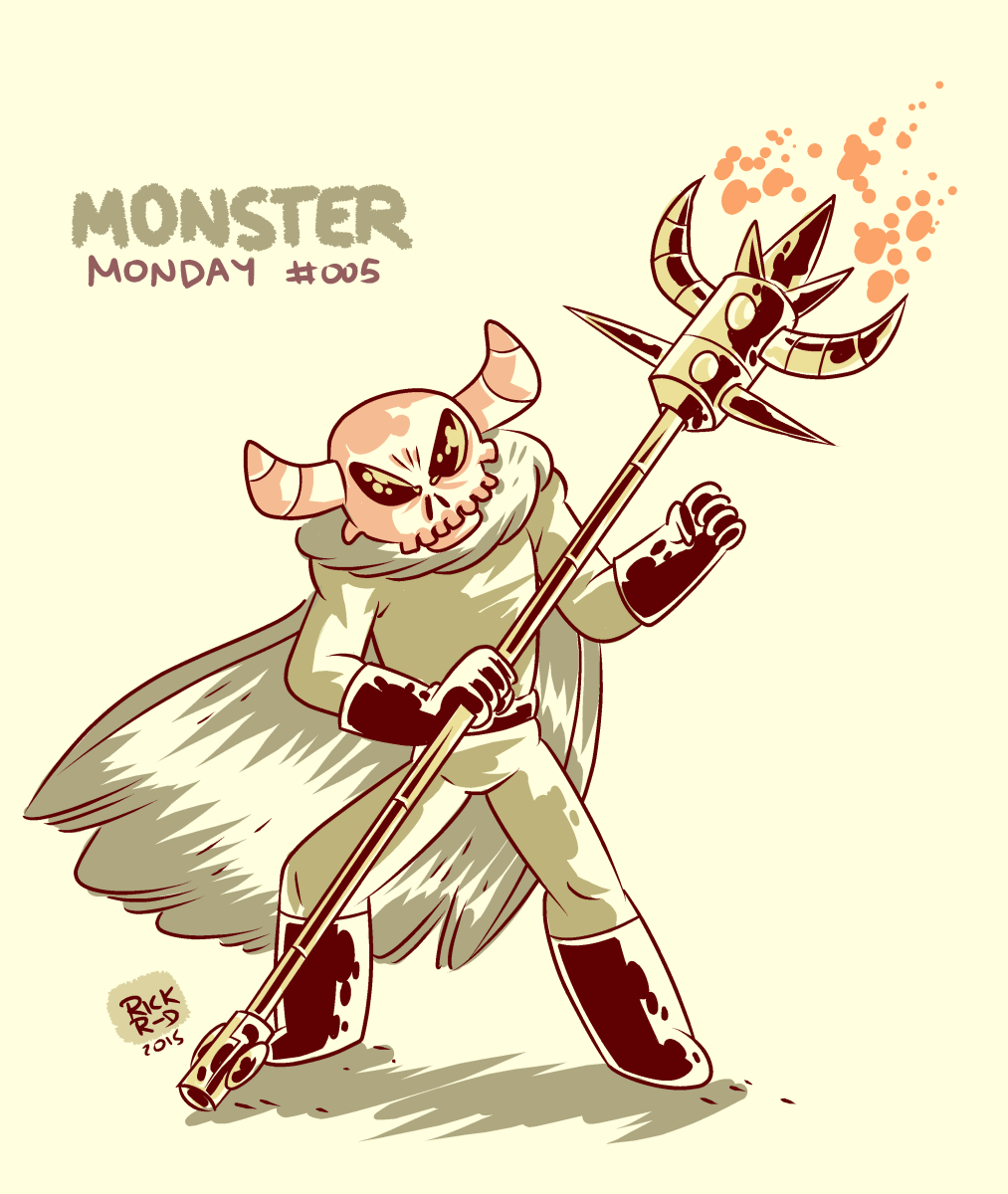 Monster Monday 005 -Interdimensional demon by rickruizdana