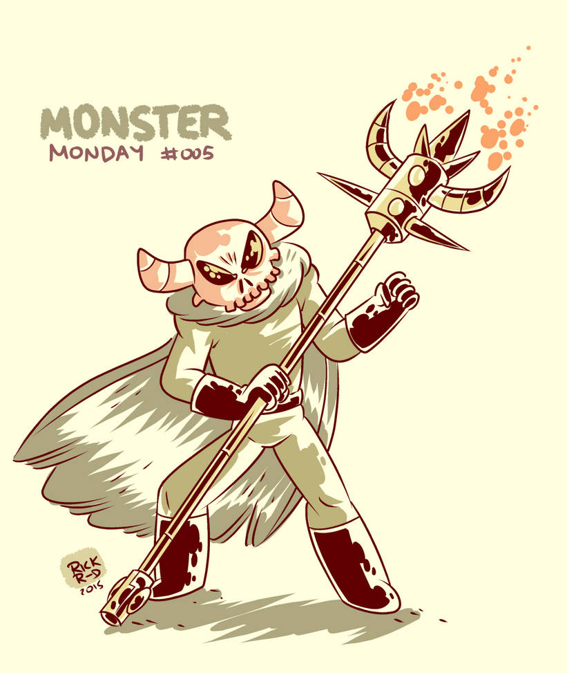 Monster Monday 005 -Interdimensional demon by rickruizdana