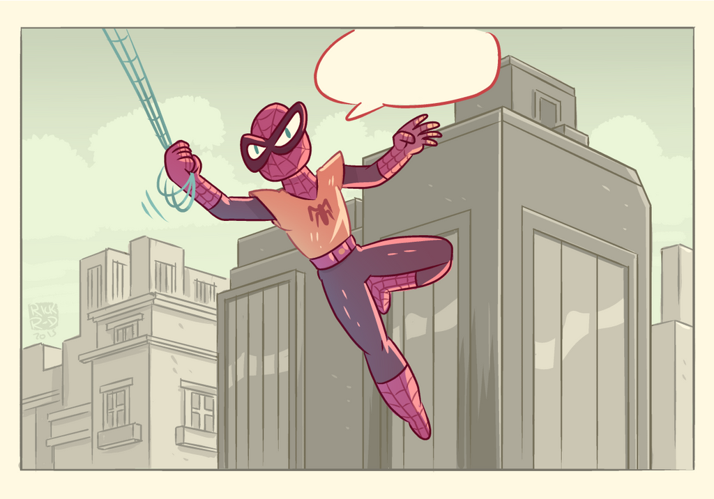 Marvel Comics Mashup- Spiderclaw by rickruizdana