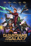 Guardian of the galaxy poster cover by VuBui91
