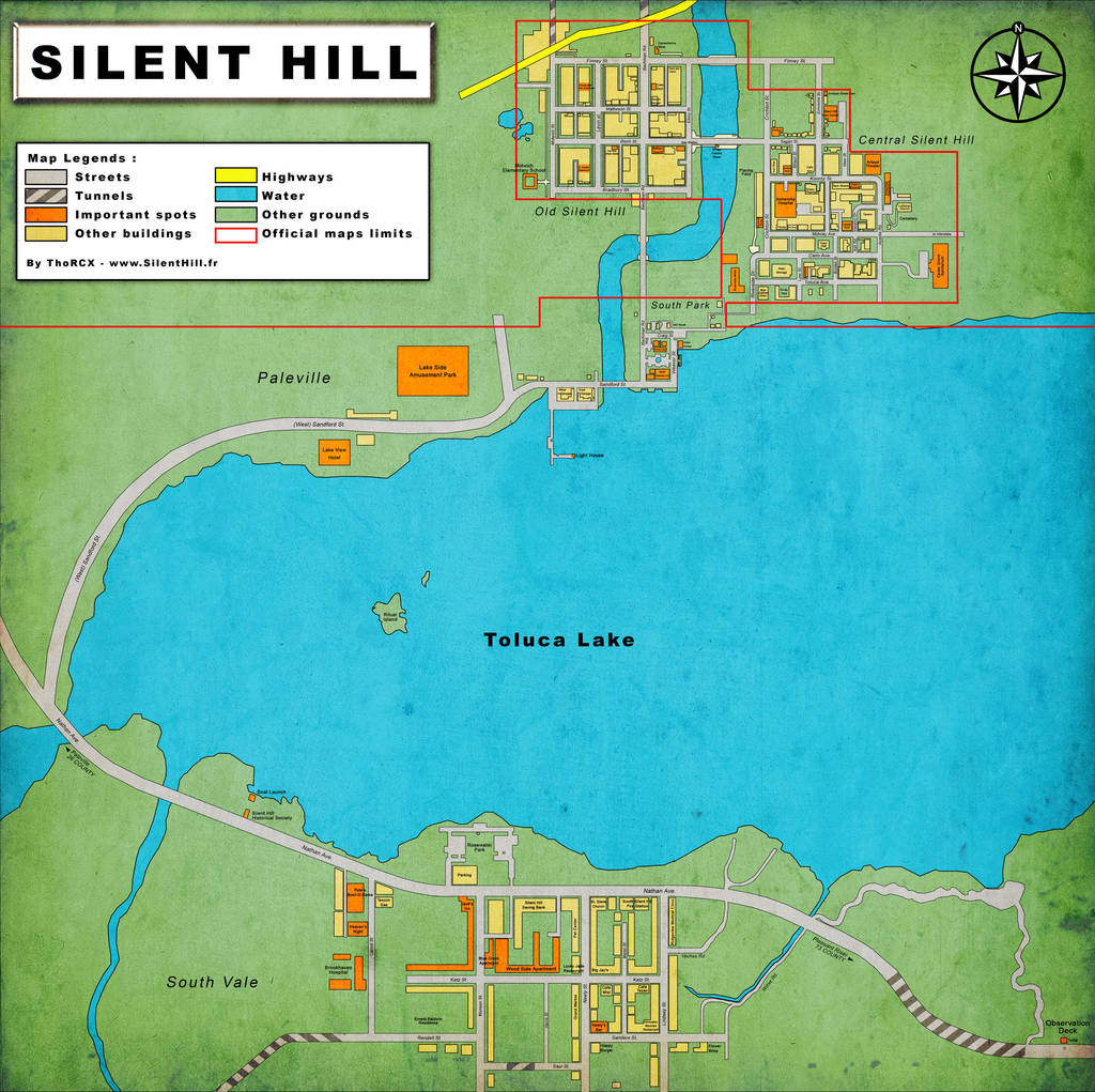 Silent Hill Town Map by ThoRCX