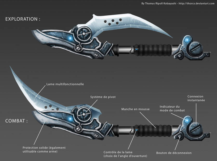 PC's weapon concept by ThoRCX