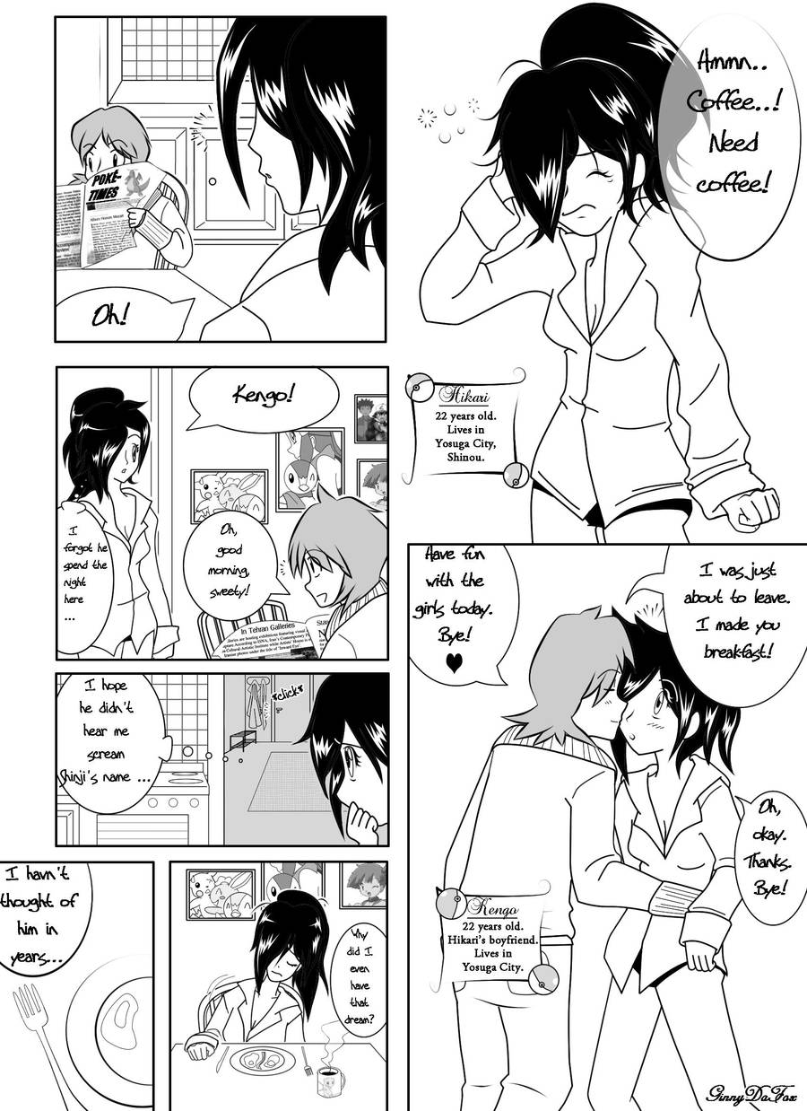 Pokemon Doujinshi Chapter 1 Page 1 by GinnyDaFox on DeviantArt